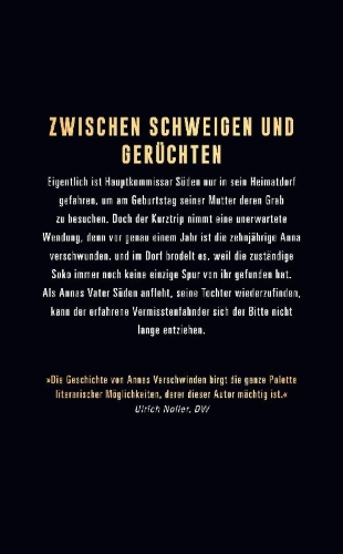 Buchcover und Innenansicht für das Buch: Der Mann im langen schwarzen Mantel