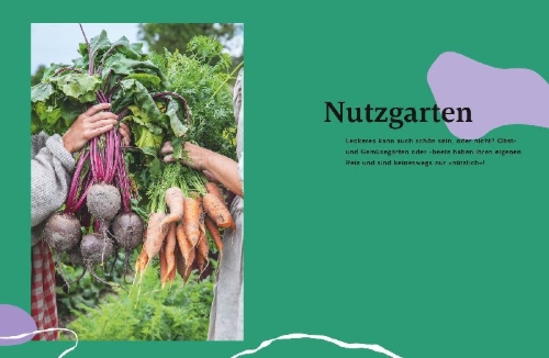 Buchcover und Innenansicht für das Buch: Gärtnern für Gartenneulinge