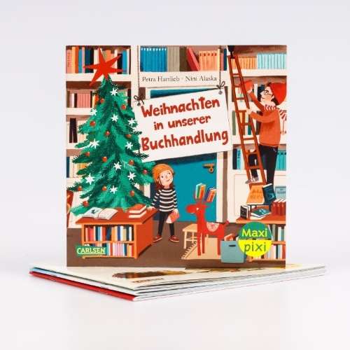 Buchcover und Innenansicht für das Buch: Maxi-Pixi-4er-Set 121: Winterzauber (4x1 Exemplar)