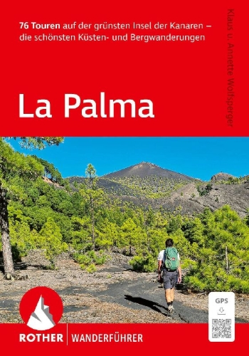 Buchcover und Innenansicht für das Buch: ROTHER Wanderführer La Palma