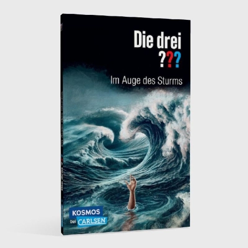 Buchcover und Innenansicht für das Buch: Die drei ???: Im Auge des Sturms