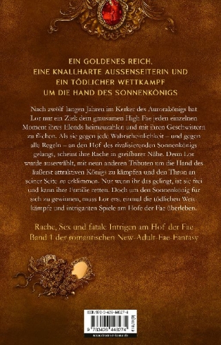 Buchcover und Innenansicht für das Buch: Trial of the Sun Queen