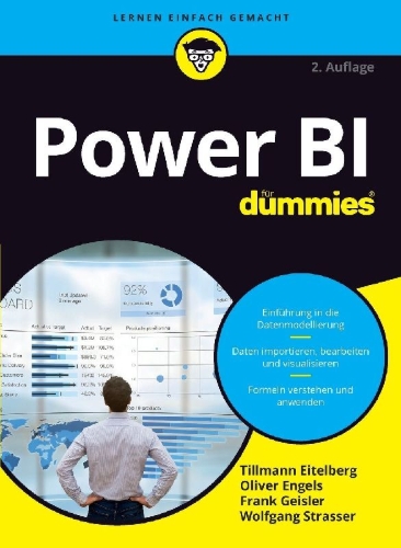 Buchcover und Innenansicht für das Buch: Power BI für Dummies
