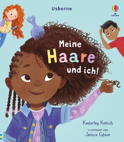 Buchcover und Innenansicht für das Buch: Meine Haare und ich!