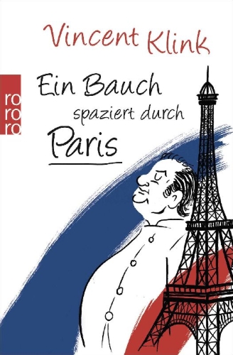 Buchcover und Innenansicht für das Buch: Ein Bauch spaziert durch Paris