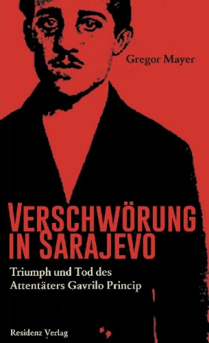 Buchcover und Innenansicht für das Buch: Verschwörung in Sarajevo