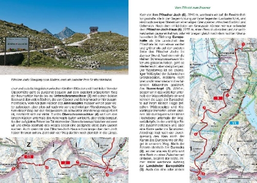 Buchcover und Innenansicht für das Buch: Tiroler Höhenweg