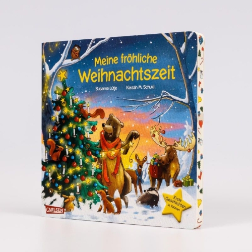 Buchcover und Innenansicht für das Buch: Meine fröhliche Weihnachtszeit