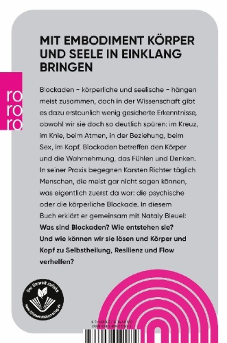 Buchcover und Innenansicht für das Buch: Blockaden lösen