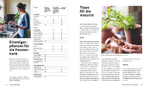 Buchcover und Innenansicht für das Buch: Gemüse einfach anbauen