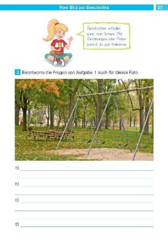 Buchcover und Innenansicht für das Buch: Die Deutsch-Helden Aufsatz 4. Klasse