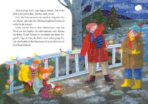 Buchcover und Innenansicht für das Buch: Zimtsternewinter