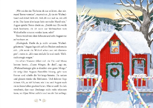 Buchcover und Innenansicht für das Buch: Zimtsternewinter