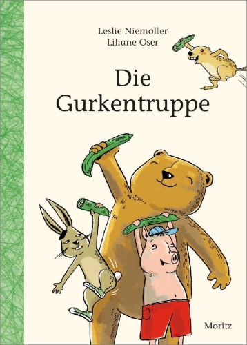 Buchcover und Innenansicht für das Buch: Die Gurkentruppe
