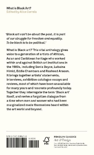 Buchcover und Innenansicht für das Buch: What is Black Art?