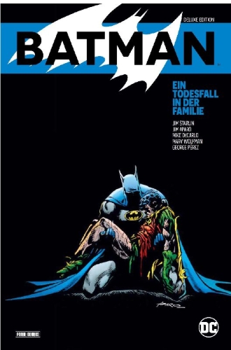Buchcover und Innenansicht für das Buch: Batman: Ein Todesfall in der Familie (Deluxe Edition)