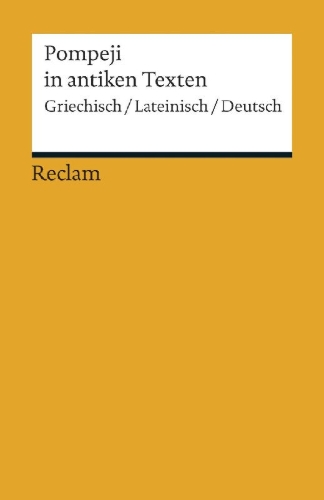 Buchcover und Innenansicht für das Buch: Pompeji in antiken Texten
