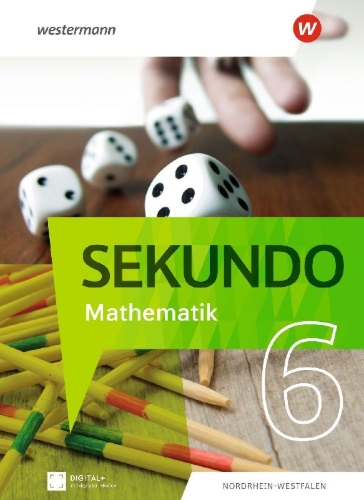 Buchcover und Innenansicht für das Buch: Sekundo 6. Schulbuch. Mathematik für differenzierende Schulformen. Für Nordrhein-Westfalen