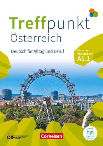 Buchcover und Innenansicht für das Buch: Treffpunkt - Deutsch für die Integration - Österreichische Ausgabe - Deutsch für Alltag und Beruf - A1: Teilband 1