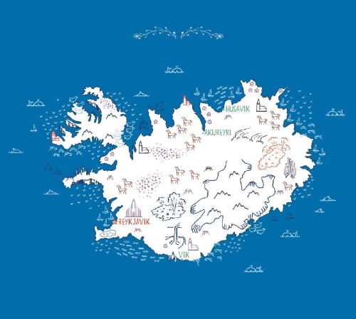 Buchcover und Innenansicht für das Buch: Islandsommer