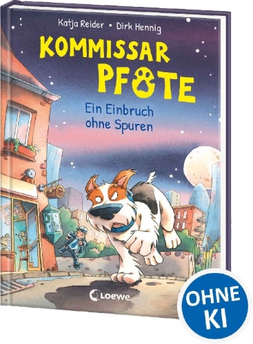 Buchcover und Innenansicht für das Buch: Kommissar Pfote (Band 6) - Ein Einbruch ohne Spuren