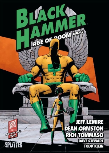 Buchcover und Innenansicht für das Buch: Black Hammer. Band 4
