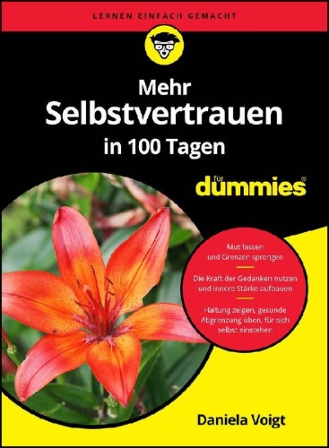 Buchcover und Innenansicht für das Buch: Mehr Selbstvertrauen in 100 Tagen für Dummies