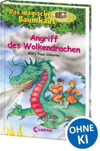 Buchcover und Innenansicht für das Buch: Das magische Baumhaus 35. Angriff des Wolkendrachen