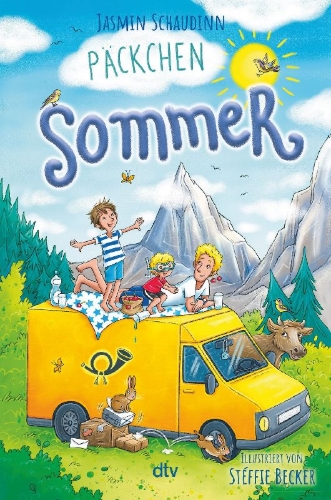 Buchcover und Innenansicht für das Buch: Päckchensommer