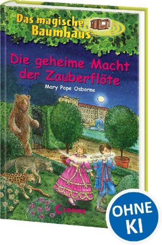 Buchcover und Innenansicht für das Buch: Das magische Baumhaus 39. Die geheime Macht der Zauberflöte