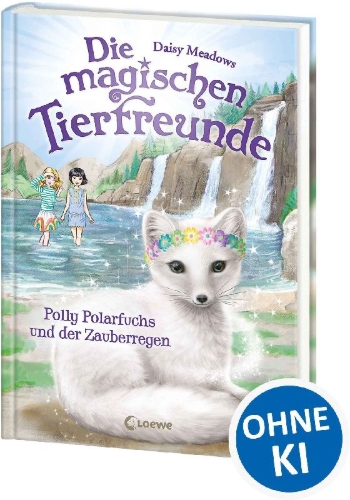 Buchcover und Innenansicht für das Buch: Die magischen Tierfreunde (Band 23) - Polly Polarfuchs und der Zauberregen