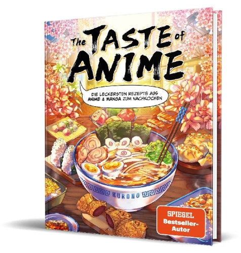 Buchcover und Innenansicht für das Buch: The Taste of Anime