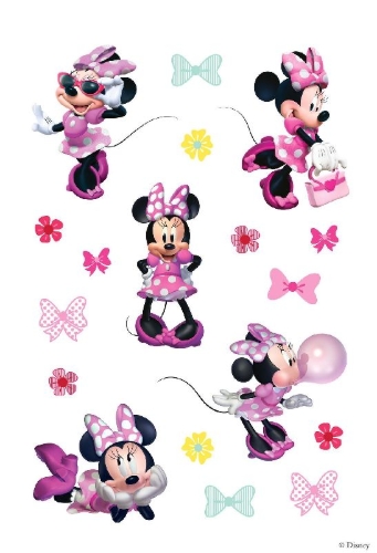 Buchcover und Innenansicht für das Buch: Disney Minnie: Mein großer Sticker- und Malspaß