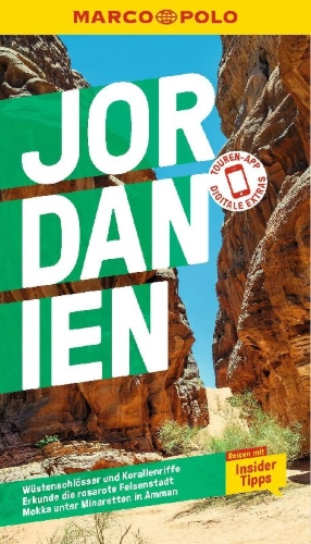 Buchcover und Innenansicht für das Buch: MARCO POLO Reiseführer Jordanien