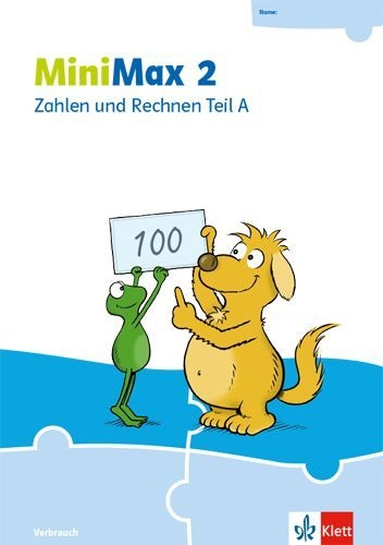Buchcover und Innenansicht für das Buch: MiniMax 2. Themenheft Zahlen und Rechnen A - Verbrauchsmaterial Klasse 2
