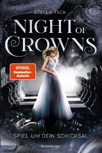 Buchcover und Innenansicht für das Buch: Night of Crowns, Band 1: Spiel um dein Schicksal (Epische Dark-Academia-Romantasy von SPIEGEL-Bestsellerautorin Stella Tack)