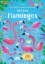 Buchcover und Innenansicht für das Buch: Mein Immer-wieder-Stickerbuch: Bei den Flamingos