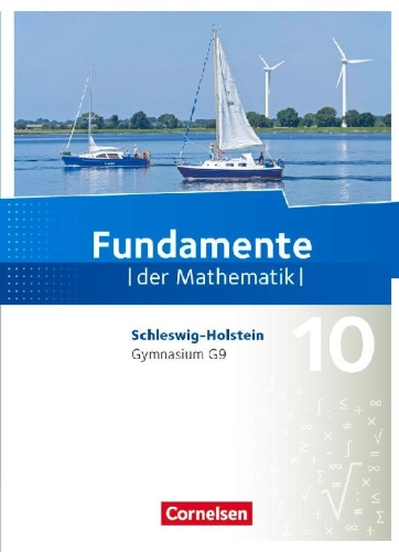Buchcover und Innenansicht für das Buch: Fundamente der Mathematik 10. Schuljahr - Schleswig-Holstein G9 - Schulbuch