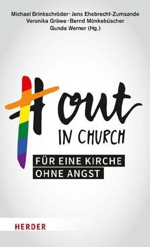 Buchcover und Innenansicht für das Buch: Out in Church 