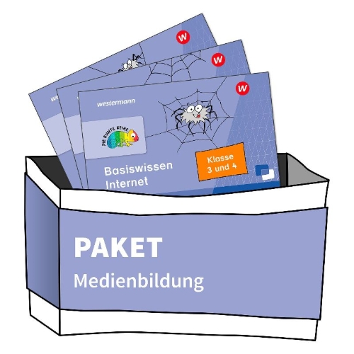 Buchcover und Innenansicht für das Buch: DIE BUNTE REIHE - Paket Medienbildung (3 Hefte)