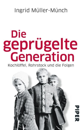 Buchcover und Innenansicht für das Buch: Die geprügelte Generation