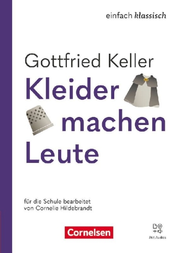 Buchcover und Innenansicht für das Buch: Einfach klassisch - Kleider machen Leute - Ausgabe 2025 - Lektüre mit Audios