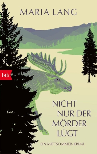 Buchcover und Innenansicht für das Buch: Mördaren ljuger inte ensam