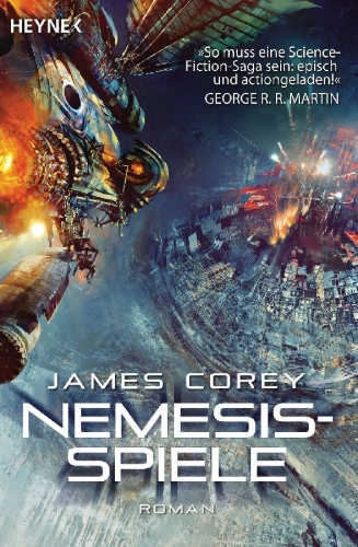 Buchcover und Innenansicht für das Buch: Nemesis Games - The Expanse Series Book 5