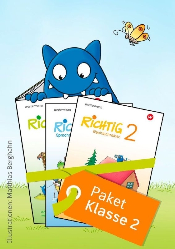 Buchcover und Innenansicht für das Buch: Die RiCHTiG Reihe. Paket Klasse 2