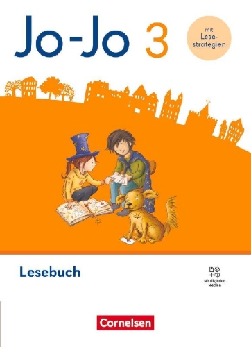 Buchcover und Innenansicht für das Buch: Jo-Jo Lesebuch 3. Schuljahr - Allgemeine Ausgabe 2024 - Lesebuch mit Lesestrategie-Karte, Lernspurenheft und digitalen Medien