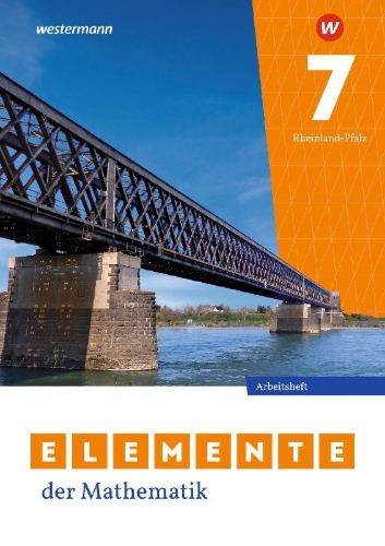 Buchcover und Innenansicht für das Buch: Elemente der Mathematik SI 7. Arbeitsheft mit Lösungen. Für Rheinland-Pfalz