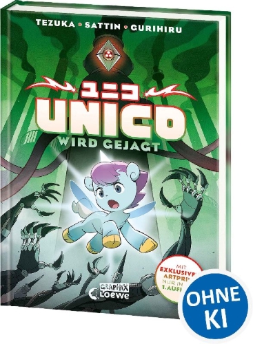 Buchcover und Innenansicht für das Buch: Unico hunted