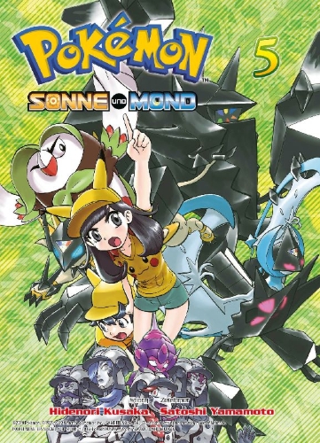 Buchcover und Innenansicht für das Buch: Pokémon - Sonne und Mond