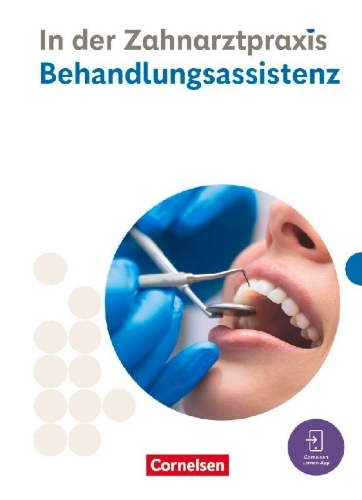 Buchcover und Innenansicht für das Buch: Zahnmedizinische Fachangestellte. Behandlungsassistenz - Fachkunde